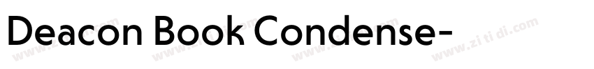 Deacon Book Condense字体转换